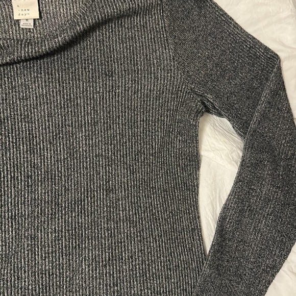 A New Day Grey Sweater Midi Dress - Picture 3 of 3